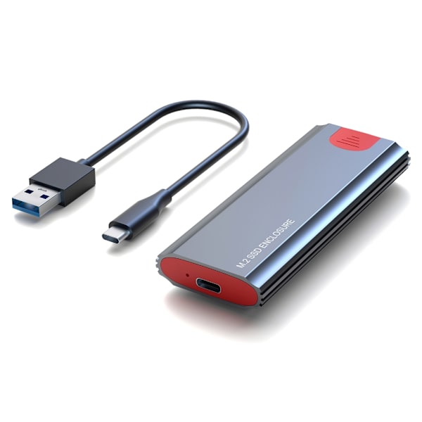 M2 NVMe SSD -kotelo, työkaluvapaa alumiinikotelo - Type-C 3.1 Gen2 - NVMe PCIe -ulkokotelo M2 NVME -kiintolevylle