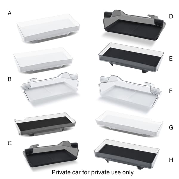 Holder Resistente Plastik Organizer Pladsbesparende Design til MY/3 Brug Style D