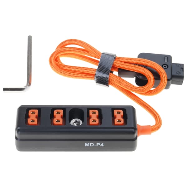 Professionel D Tap Strømkabel 1 Han Til 4 Hun Splitter 14.8V Til Kamera