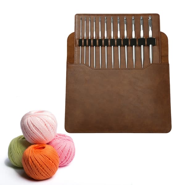 Tunisisk virknål set utbytbara cirkulära stickor 3-10.0mm