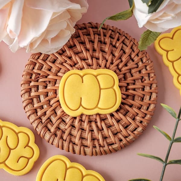 Bryllupskageudstikkere Valentinsdag Kiksforme Plastikbageforme E