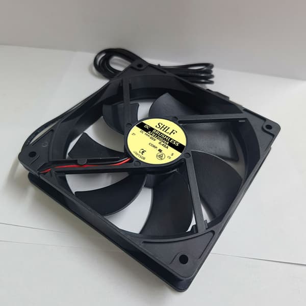 USB-blæser 5V 12025 12CM køleblæser til computerkabinet, chassis, router, set-top-blæser