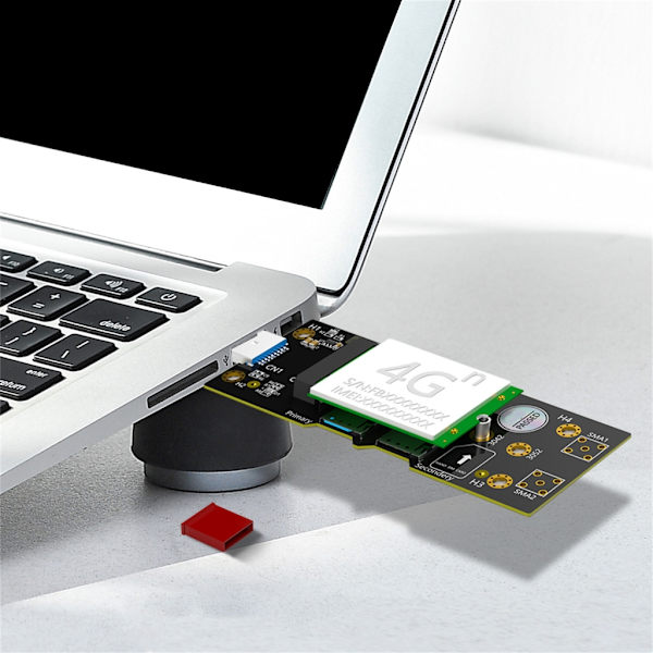 M.2 B Key til USB 3.0 Adapter med 2 Kortunderstøttelse til 3G/4G/5G Modul