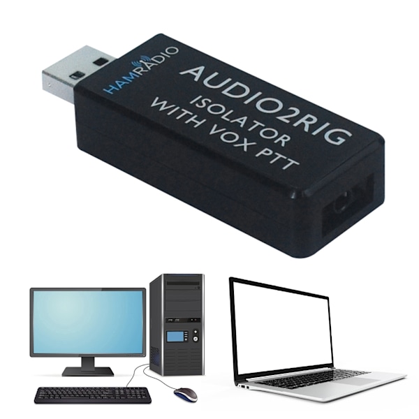 AUDIO2RIG ISOLATOR Lydkort USB Lydadapter til PC'er og Bærbare Computere Enhan