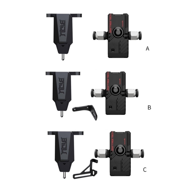 MicroProbe Leveling Sensor med Smart Filaments Sensor SFS V2 Kit för FDM 3D-skrivare för Ender3/Voron 2.4/B1BH2 Extruder B