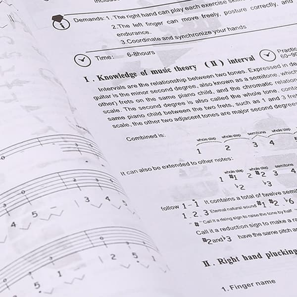 Gitarlæringssystem for voksne Akkorder Musikkteori Sanger Videoinstruksjon