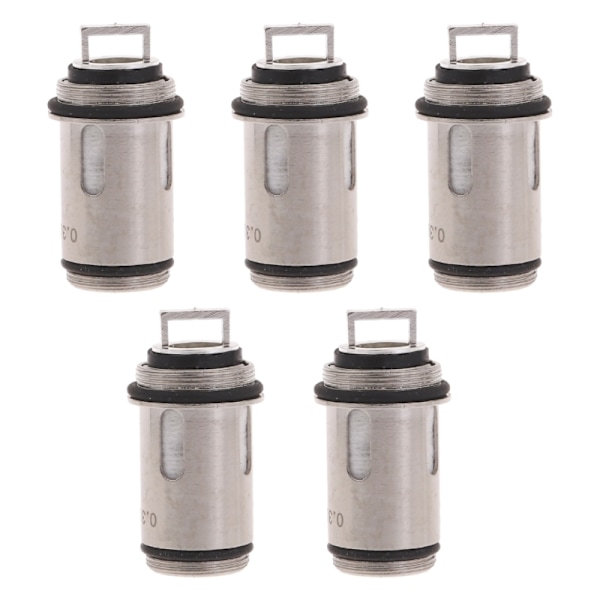 5 st/förpackning Mesh Coils Långvariga E-cigarett Coils Ersättning Mesh Coils för VapePen 22 Läcksäkert Coils Kit