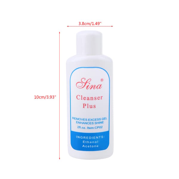 Nagelkonstrengöring Plus Remover Slip Solution för Poly Nail Gel Förbättra glansen