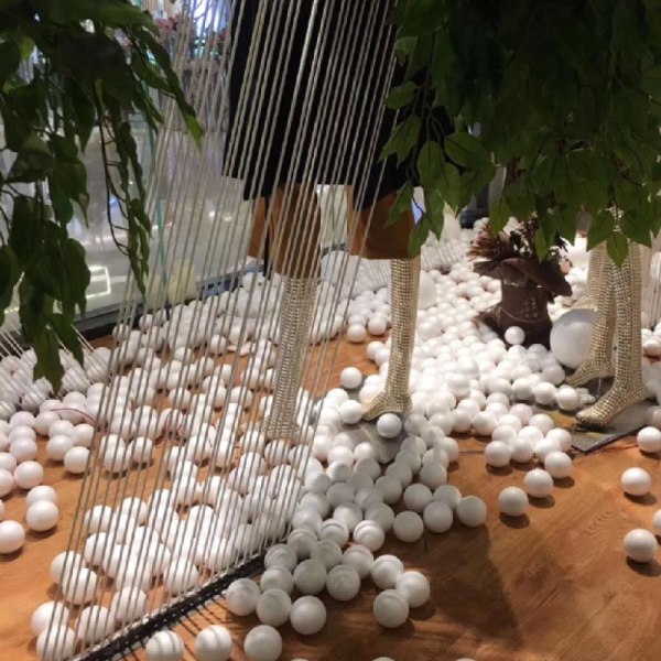 100 st DIY-modellering polystyren frigolit skumboll jul bröllopsdekoration 2cm