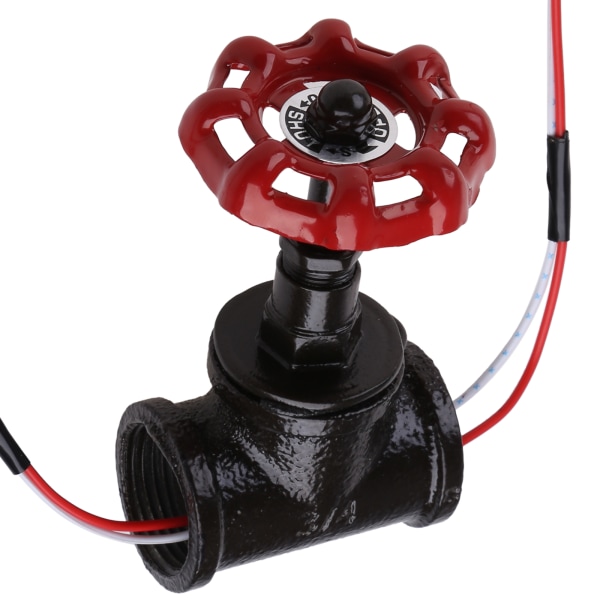 3/4 tums kopparstopp för ventilljusomkopplare Vintage Steampunk Switch med tråd Vattenrör Lampor Tillbehör Lätt att installera