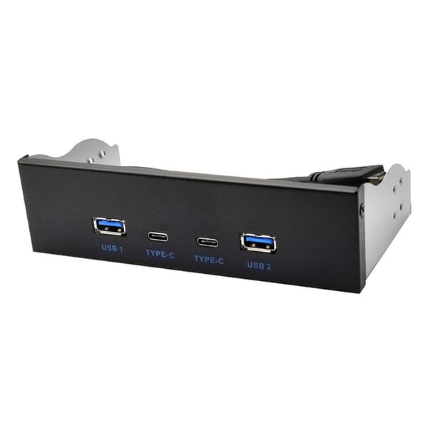 USB3.2 Frontpanel Hub To Eksterne Usb3.0 Porter Solid Metallkonstruksjon