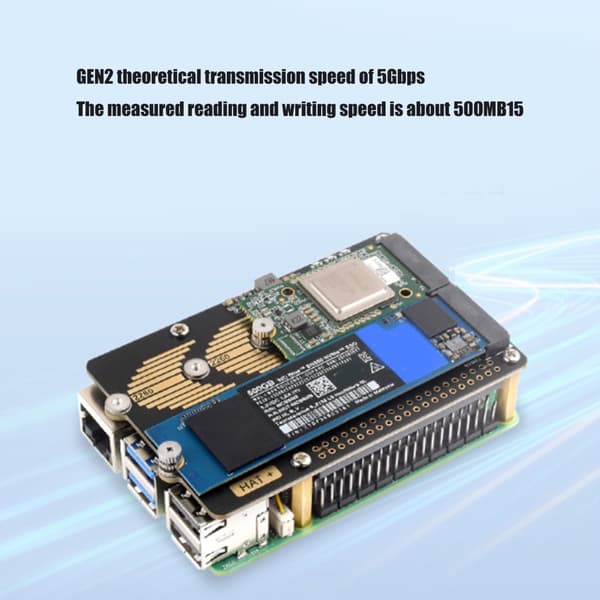 PCIe til 2-kanals M.2-adapter til 5 højhastigheds databehandling