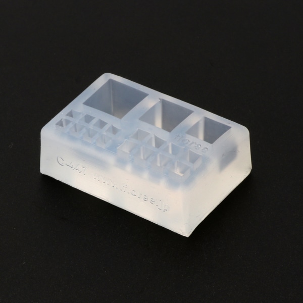 Glänsande Mini Cubic Square hänge Halsband Form för gör-det-själv-halsband Kristallform Form Smyckenstillverkning Örhänge
