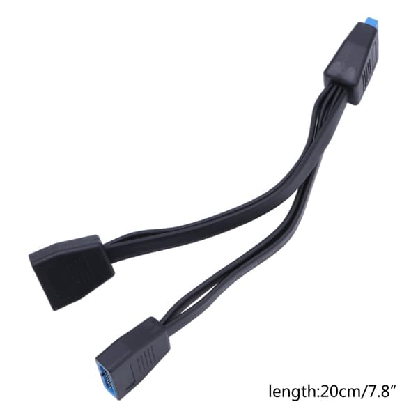 USB3.0 19Pin/20Pin Header Splitter USB3.0 - 19pin DualPort Header -sovitin