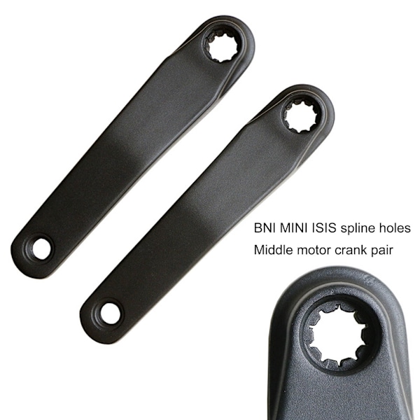 1 Par Vevarmar Ersättning Hastighets Vevparti Cruisers Cykel Mellanmotor For BNI MINI ISIS