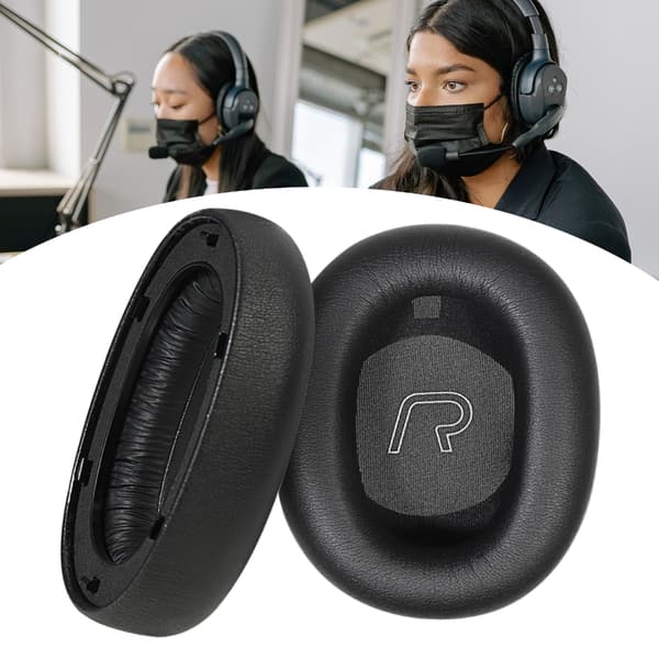 1 par svamper øreputer øreputer deksel for W860NB headset Black