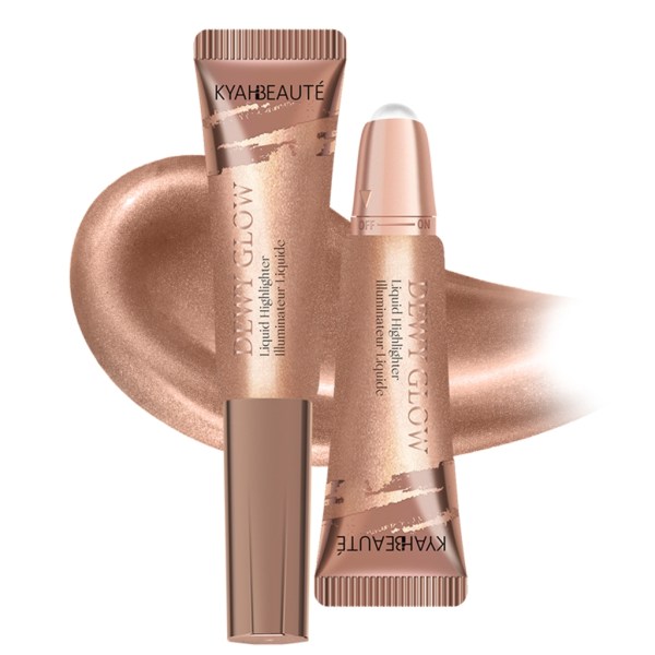 Contour Beauty Wand Liquid Face Concealer Contouring with Rolling Ball Applikator Shading Bronzer Stick Naturligt utseende A