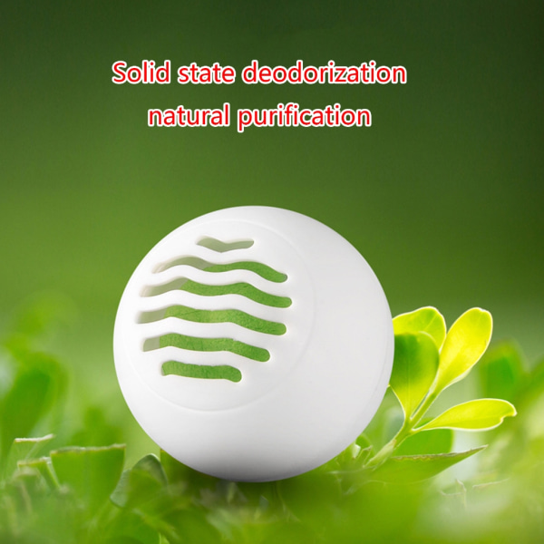 Multifunktion Deodorant Ball Hushållsbil Deodorant Skoskåp Dekoration för hem Sovrum Sovsal Garderob Dekoration 6PCS