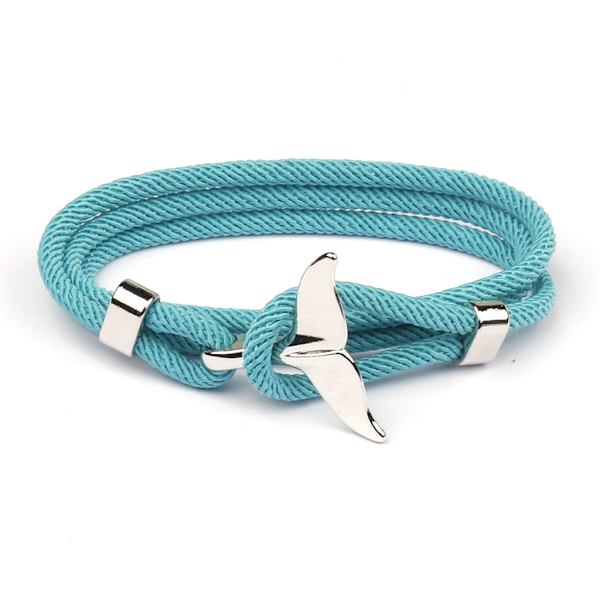 Multilags Milan-reb Vikinge-armbånd Charm Hvalhale Armbånd Til Mænd Armbånd Smykker Strand Armbånd Kæde Smykker