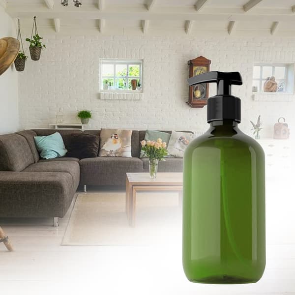 4st 500ml Tom Pumpflaska Dispenser Tomma Påfyllningsbara Kroppstvålflaskor