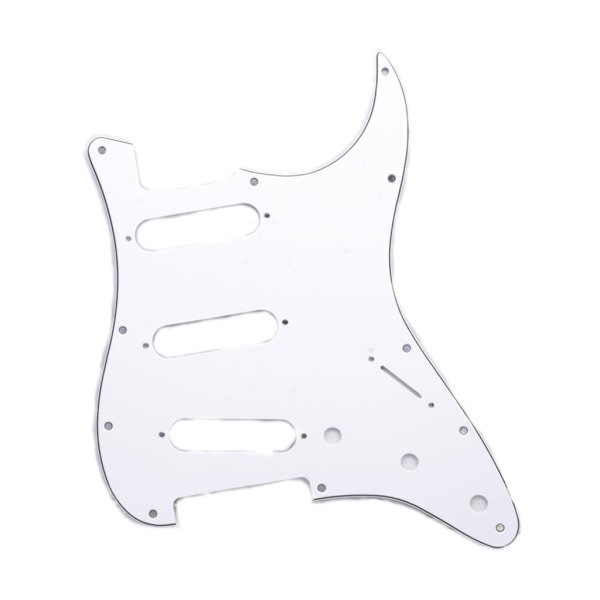 1 stk. 3-lags S+S+S 11 hull Strat Elektrisk Gitar Plekterbrett Ripebeskyttelse Plekterbrett for USA/Mexico Laget Moderne Gitardeler