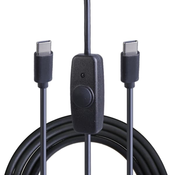 480Mbps Han til Han Stikledning USB C Strømkabel med Integrerede Kontakter