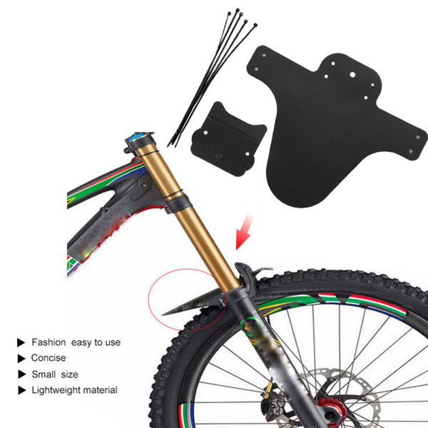 Cykelstänkskärm, Cykling för skyddsplatta, lerskydd, Fram/bak cykelplatta, Cykel för Fender 6 typer