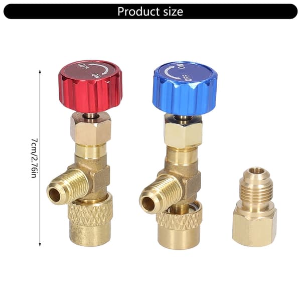 Connector Ladeventiler Connector R22 R410 Adapter