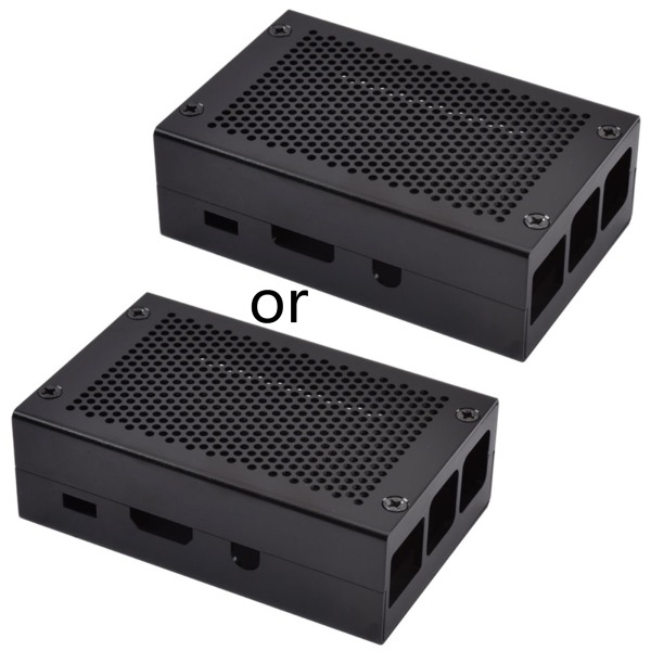 Aluminiumlegering för skal Metallhölje för Raspberry Pi 3 Modell B Pi 2 B