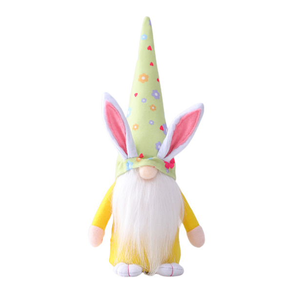 Dejlige påskepynt Rudolf Dukke Lang Hue Rudolf Design Håndlavet Dværg Elver Figur Dukke Høstpynt 33 cm