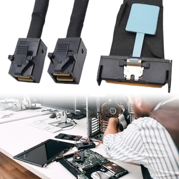 Server 8i 74PSlimline til SFF-8643 2-stik højhastighedsdatakabel