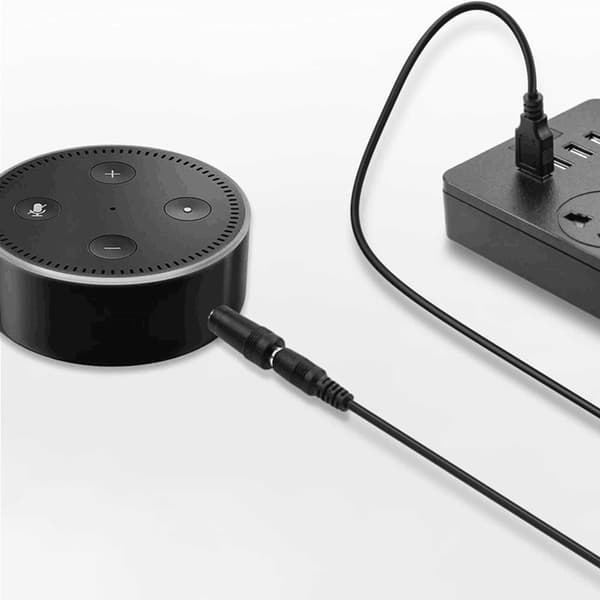 USB til DC5V 5521 Plugg Ladekabel med 14 Adapterplugger for Månelampe LED-er