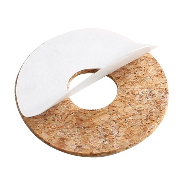 20st Gitarrplock Korkgrepp Antisladdgrepp Plektrumdelar 18 mm/0,70 tum Tejp Kork klistrad på Pick Förhindra glidverktyg