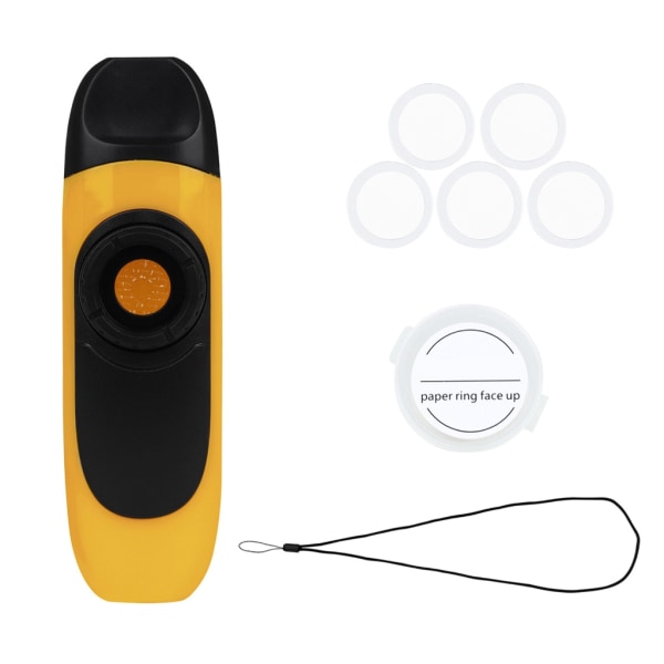 1 st Kazoo Färgglada Plast Kazoo Musikinstrument Kazoo Instrument med 5 Flöjtmembran & 1 Snöre för Musikälskare