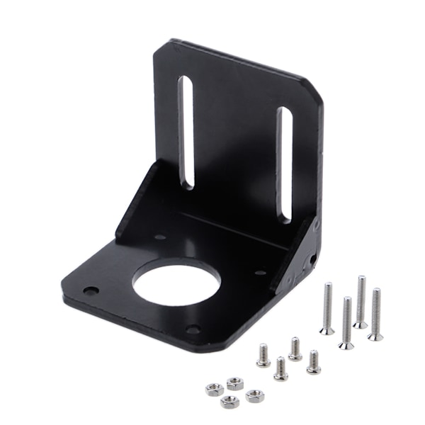 Monteringsbeslag Holder Til Nema 17 Stepmotor 3D Printer Sort 42mm Legering St 2