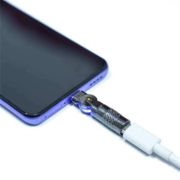 Typ C till USB L-formad adapter för effektiv laddning och datasynkronisering