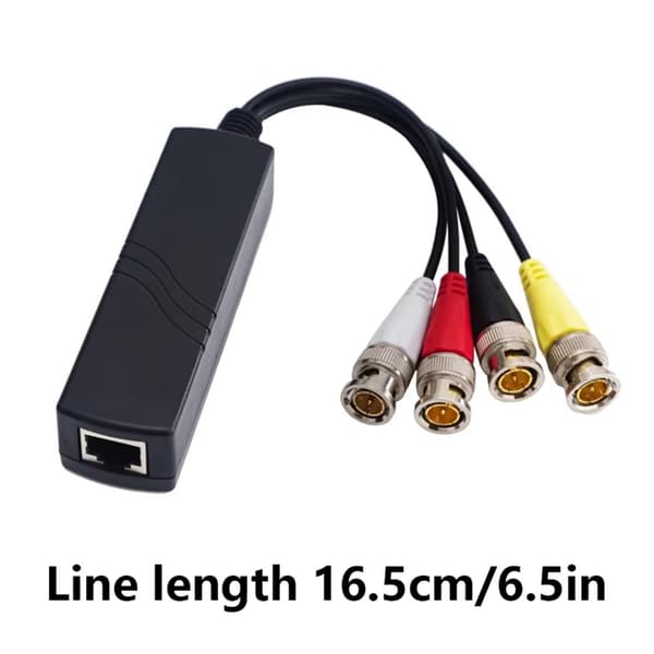 Høy Klar Passiv Video Balun Transceiver for 8MP Sikkerhetskameraer Enheter