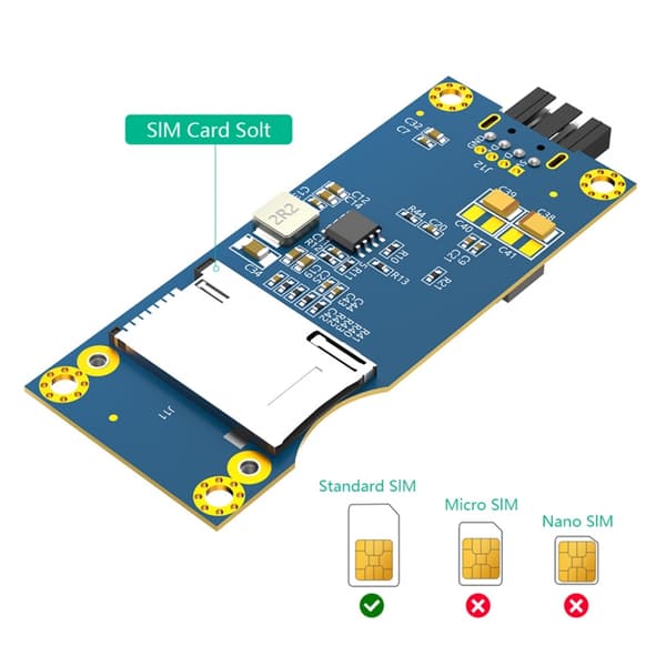 Mini PCIE till USB-adapter med kortplats för WWAN/LTE-moduladapterkort