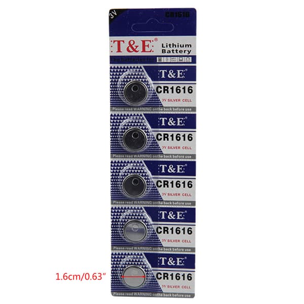 3V CR1616 knapcelle lithiumbatterier til ur, computer, LED-lys, legetøj