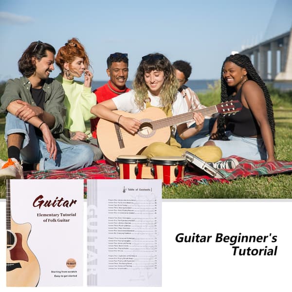 Gitarlæringssystem for voksne Akkorder Musikkteori Sanger Videoinstruksjon