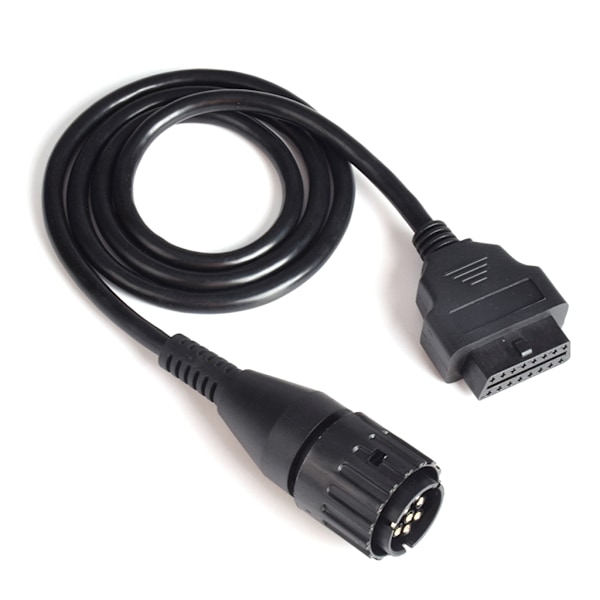 10-Pin OBD till 16-Pin OBD2 Diagnostisk Adapter Kontakt Kabel Scanner Verktyg för