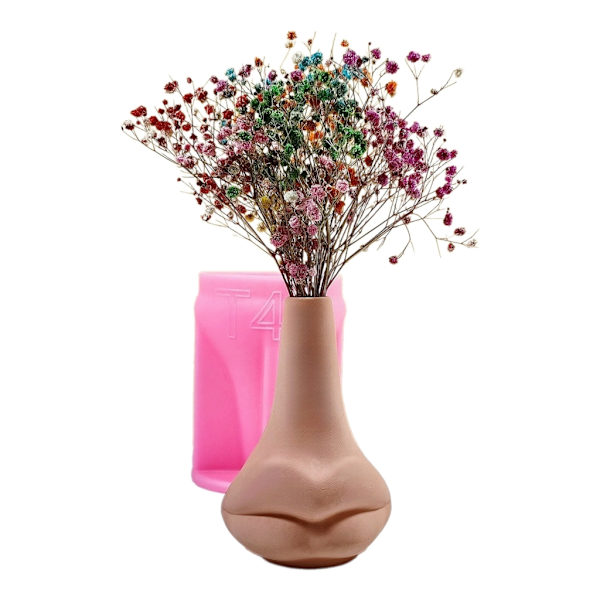 Växtkruka Blomkruka Form Stor Mun Silikonformar Suckulenter Planter Epoxiharts