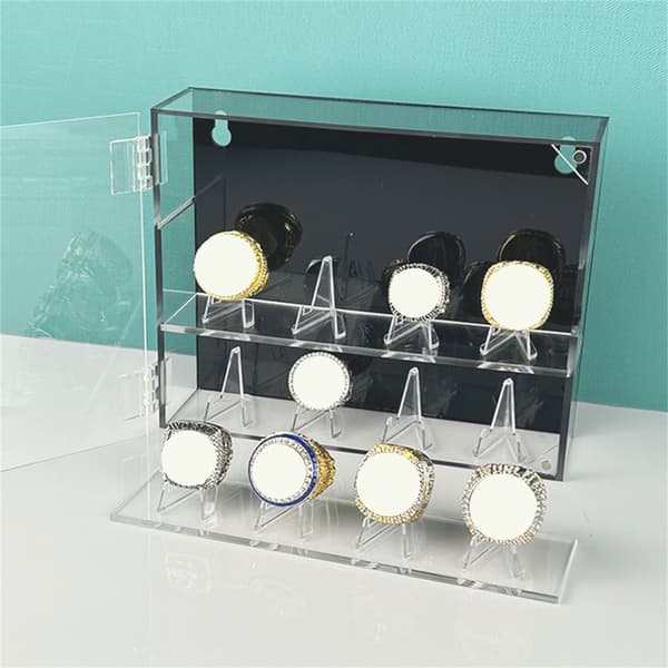 Akryl Baseball Ringer Utstillingsvindu Slots Display Case for Samlerringer