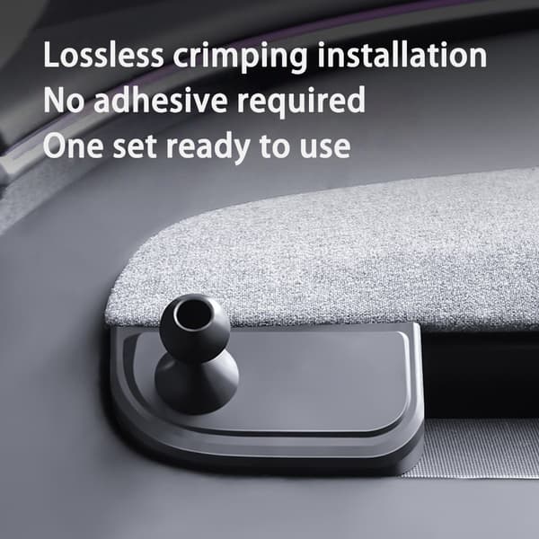 Lille Dashboard Telefonholder Universal Magnetisk Telefonholder til Biler Grey Set