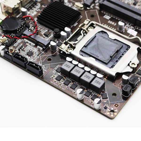 H61 Mini ITX moderkort LGA 1155 DDR3 Stöd Intel-Core i3/i5/i7 -Pentium -Celeron CPU för speldator Gamer moderkort