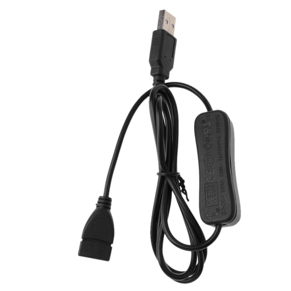 Data Sync USB 2.0 Forlengerkabel USB Skjøteledning Med PÅ AV Bryter for PC USB Vifte LED Lampe USB Lader Raspberry