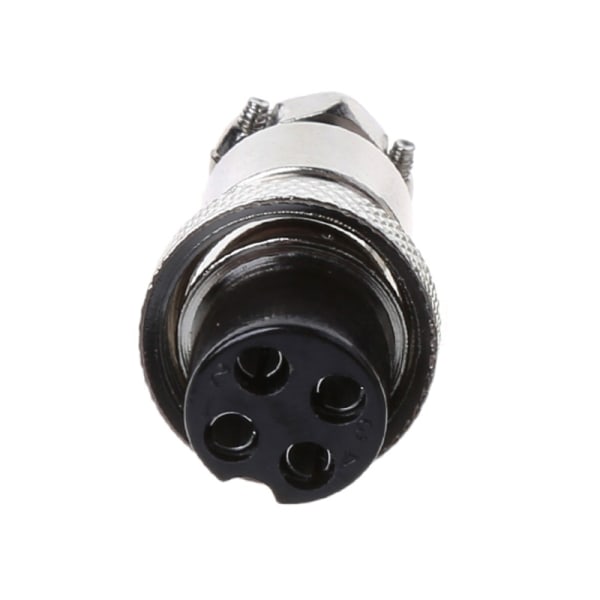 GX16 3/4/8-stifts hona, cirkulär butting Aviation Socket Plug Trådpanelkontakt 4P