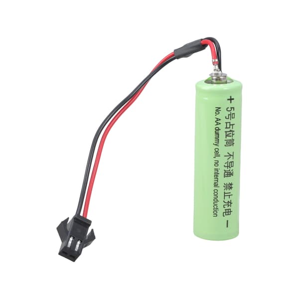 2A Størrelse Batteri Erstatning Dummy Batteri Plassholder med Input Linje 25cm
