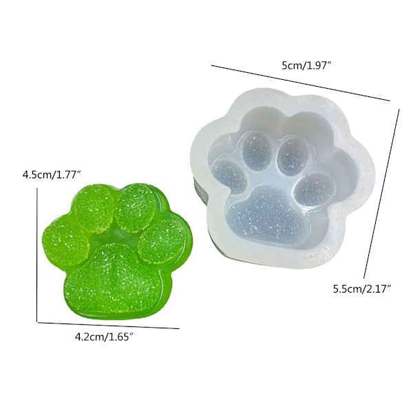 Diamant för Cat Claw Form DIY Kristalllim att göra för Cat Claw Quicksand Material Flash Diamond for Cat Claw J