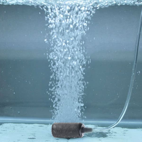 10 st luftsten återanvändbara akvarieluftpumpstillbehör diffusorcylinderstenar